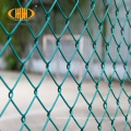 pvc coated and galvanized diamond chain link fence